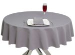 Luxury Plain Round Tablecloths 