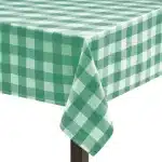 Gingham-Large-lime-green
