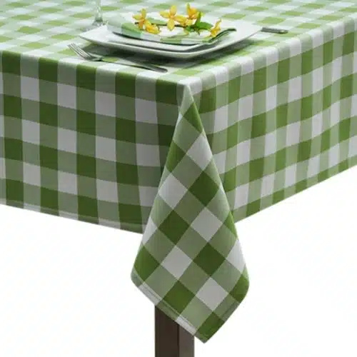Gingham Large Tablecloth