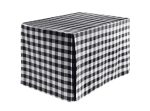 Fitted-Square-Large-Gingham-Black
