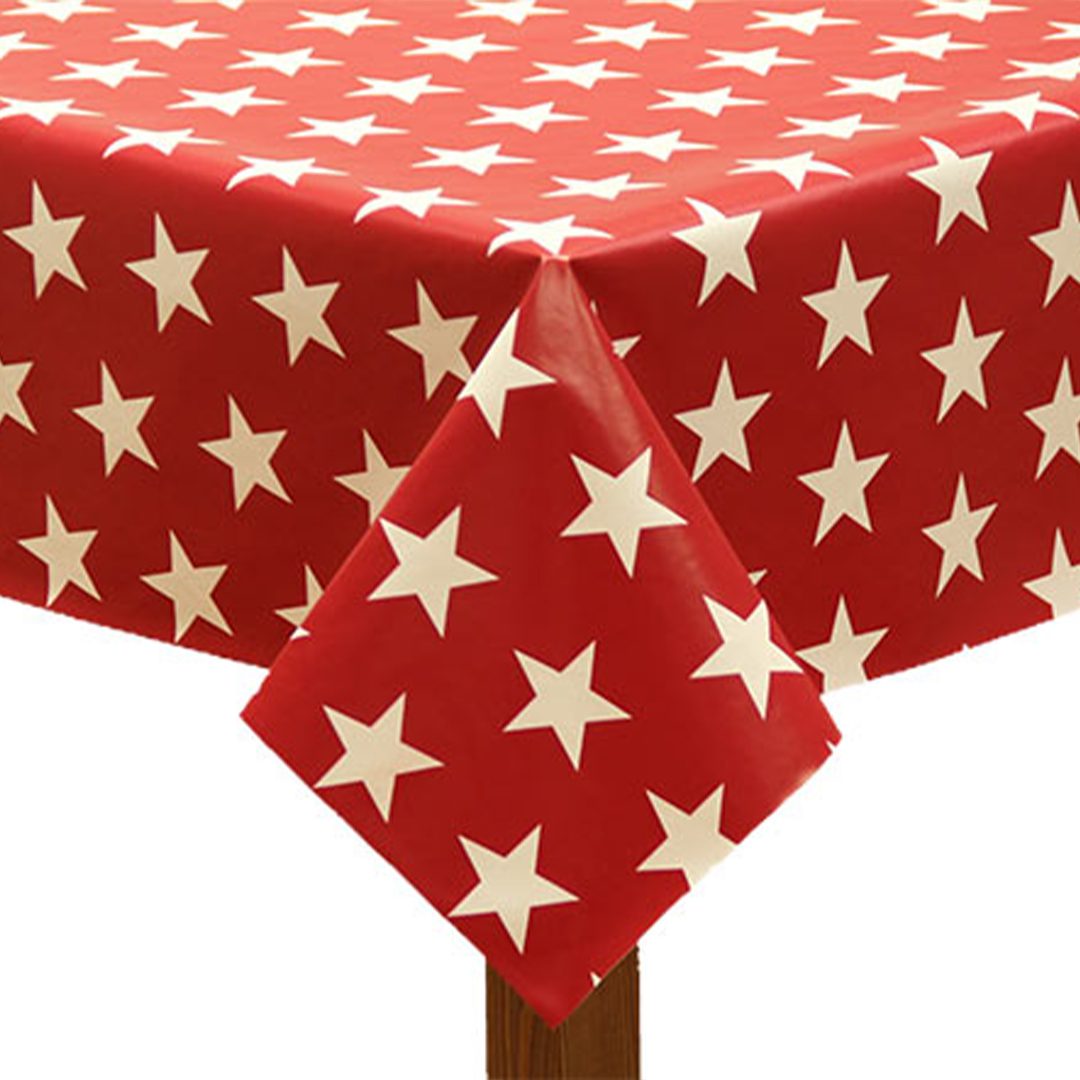 PVC Stars Tablecloth